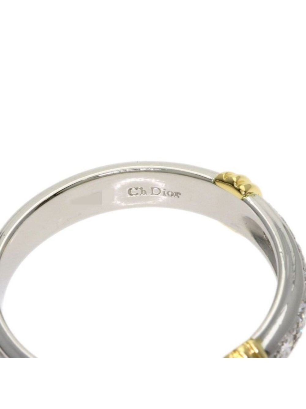 Dior Diamond Combination Ring 18k Yellow Gold - Picture 6 of 10
